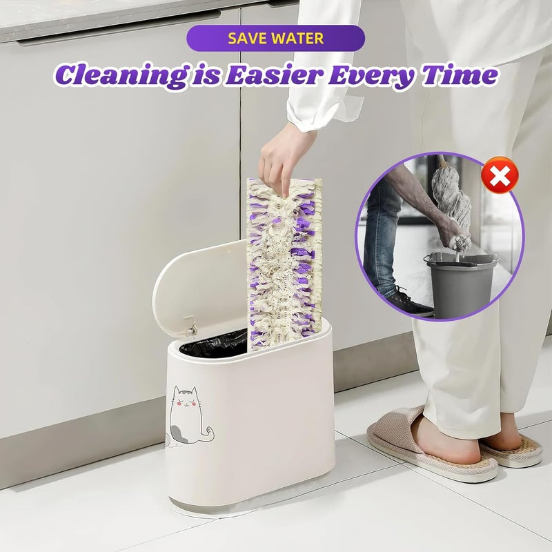 BTRSOLUS 24 Pack Disposable Mop Pads for Power Mop Multi-Surface Mop, Floor Cleaning Replacement Mopping Pads Refills - Image 4